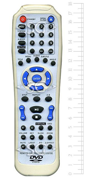 Пульт дистанционного управления для ELENBERG RC-D010E /HYUNDAI / Akai DV-P4760KDSM